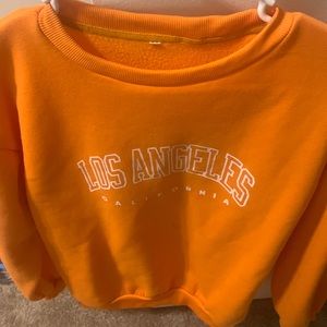 LOS ANGELES ORANGE SWEATSHIRT🧡🧡(medium)